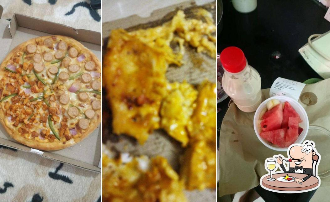 Food at Hot Zone Pizza