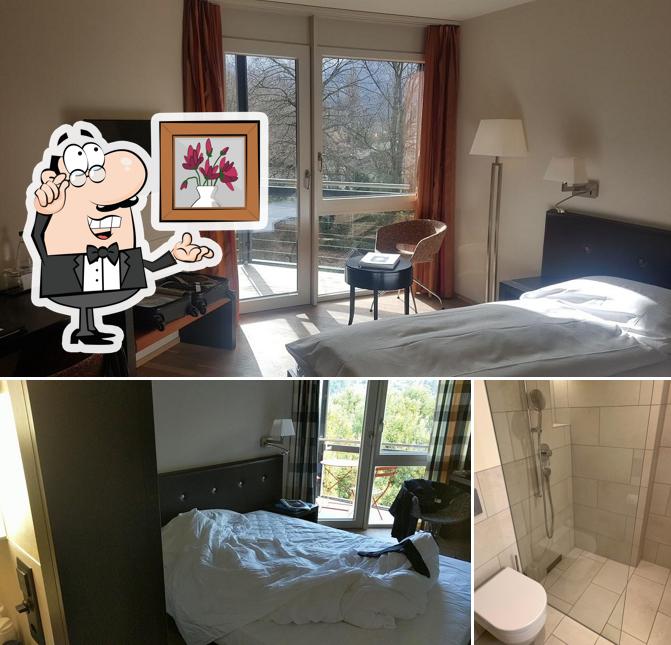 Siediti a un tavolo di Hotel Seepark Thun