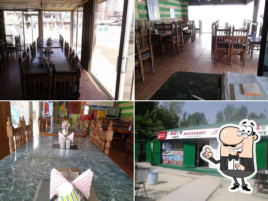 The interior of Tasty Masty Restaurant