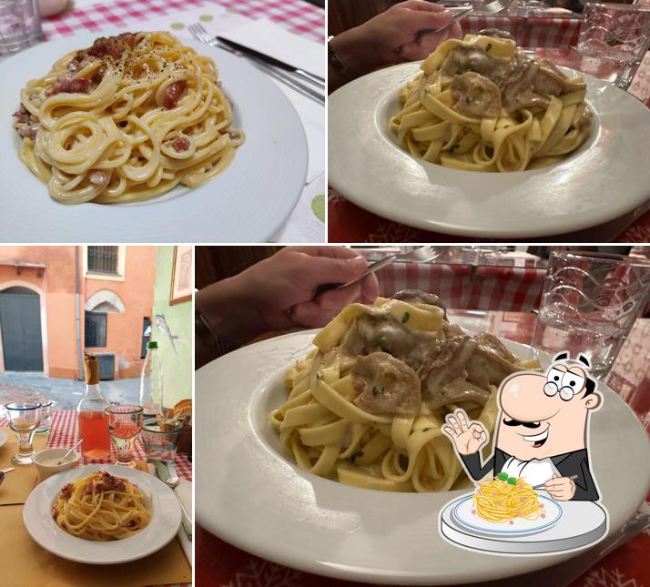 Spaghetti alla carbonara al Ristorante Spaghetteria Il Mulattiere