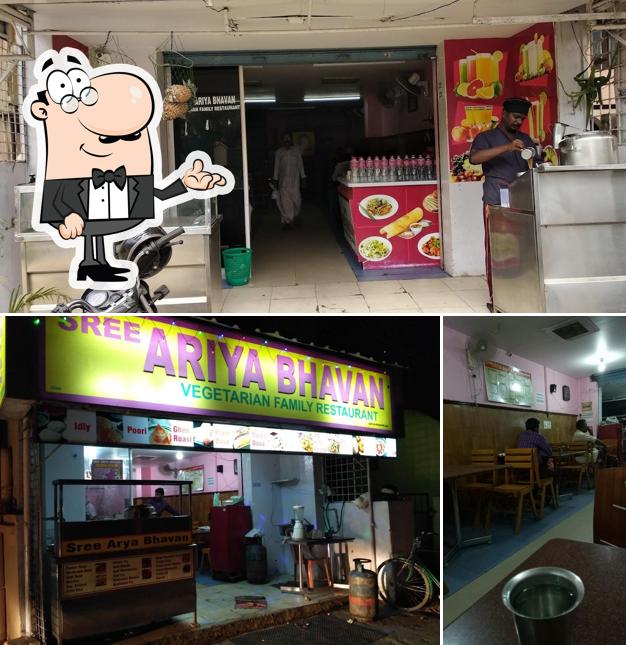 The interior of Sree Ariya Bhavan