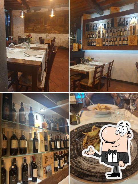 Gli interni di Osteria da Mordicchio
