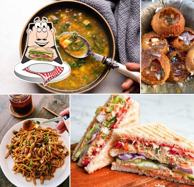 Club sandwich at Rudra Family Restaurant