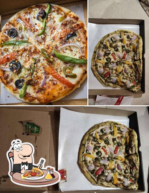 Pick various kinds of pizza