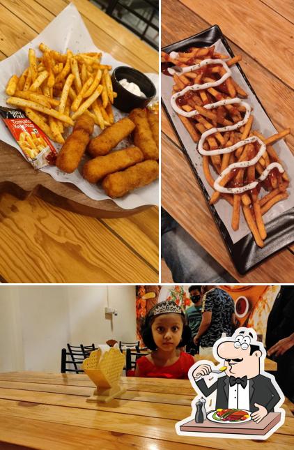 Take a look at the image depicting food and interior at Season's Cafe