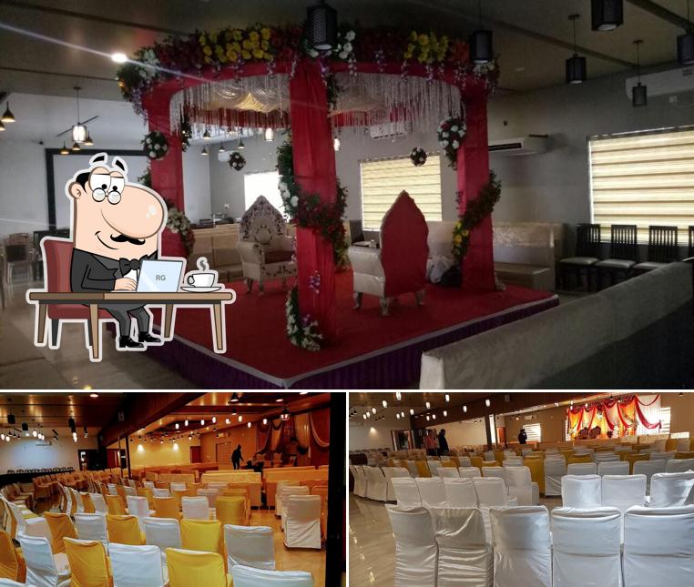The interior of Satkar Garden Restaurant & Banquet Hall