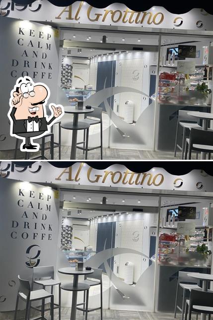 Gli interni di Al Grottino