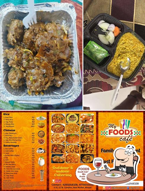 The image of My foods’s food and interior