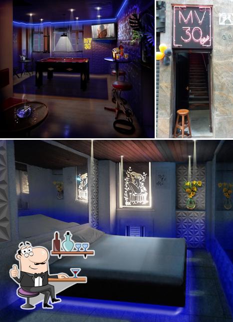 O interior do Centro de Lazer MV30 Club
