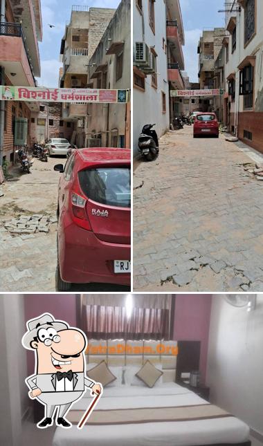 This is the picture showing exterior and interior at Shree Bishnoi Dharmshala 9A Road Sardarpura Jodhpur