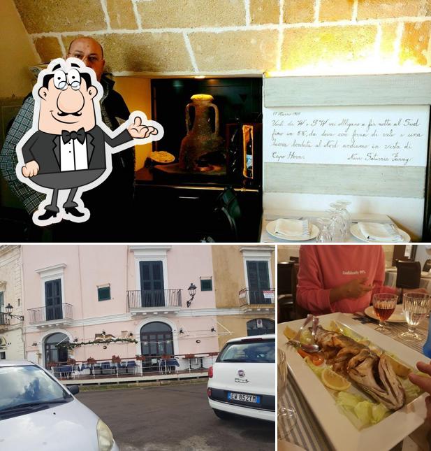 Gli interni di Trattoria Portolano
