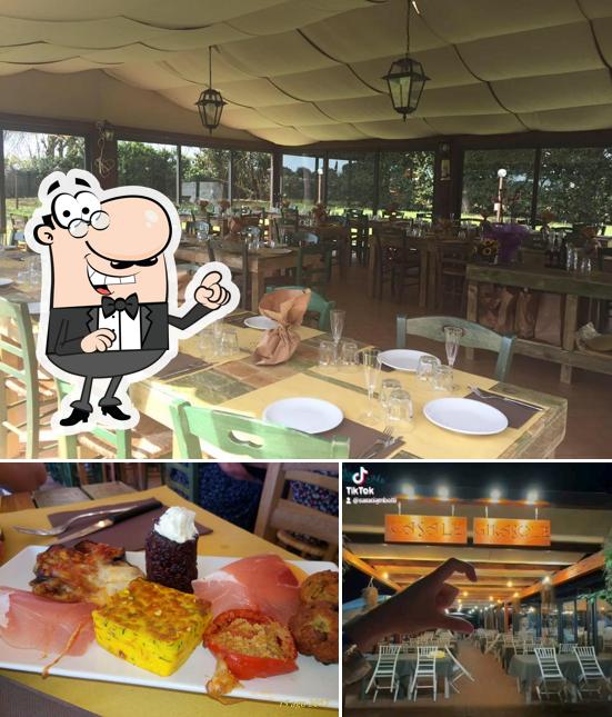 Gli interni di Casale Girasole