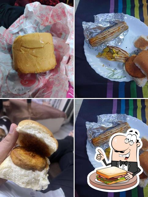 Grilled cheese sandwich at Goli Vada Pav No. 1