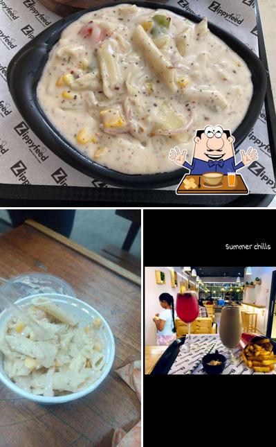 Clam chowder at Zippyfeed Zirakpur