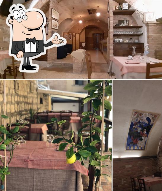 Gli interni di Trattoria da Nonno Cecchino