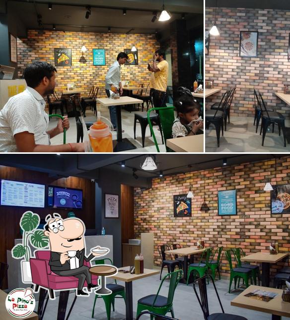 The interior of La Pino'z Pizza Bistupur Jamshedpur