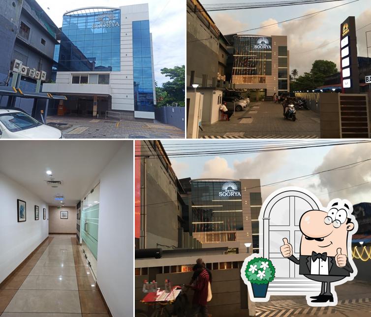 The exterior of HOTEL SOORYA, ATTINGAL