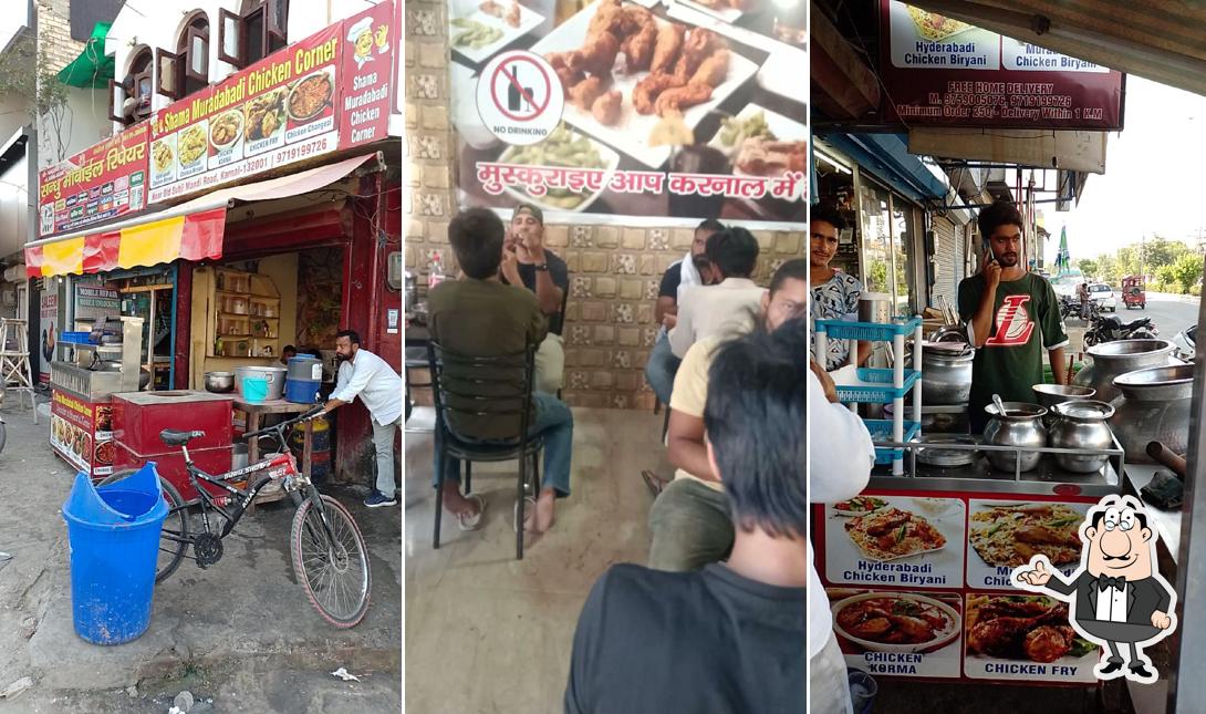 The interior of Shama muradabadi chicken corner