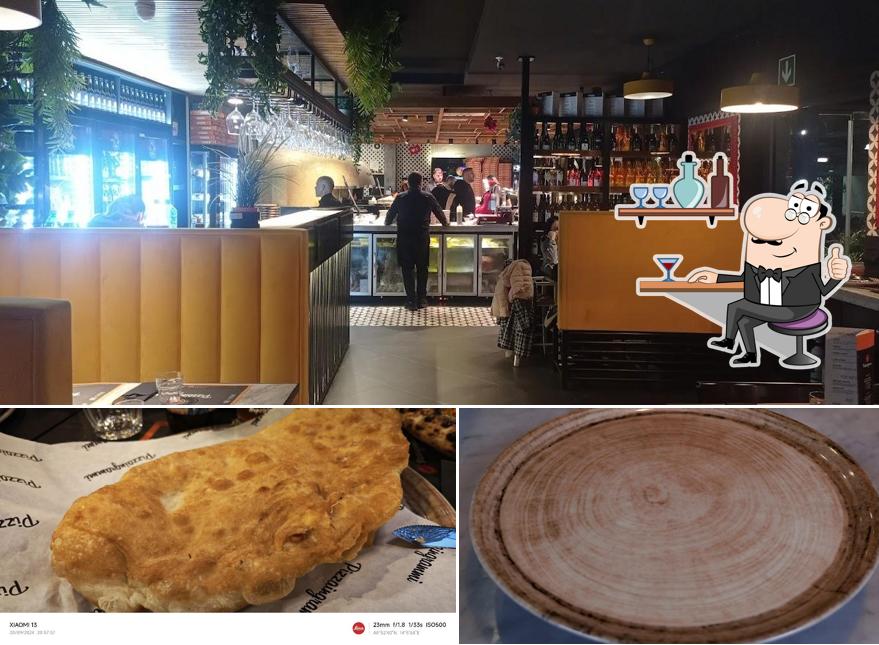 Tra le varie cose da Pizzaingrammi Pozzuoli si possono trovare la interni e cibo