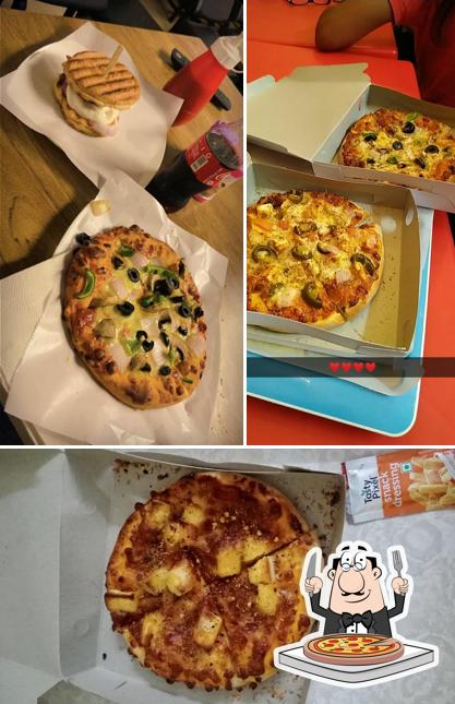 Order pizza at Satviki Pizza Cafe