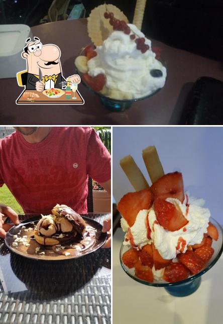 Banana split al Aspesi cafe