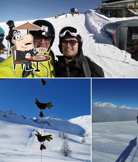 Goditi la vista dall'area esterna di BarBasset