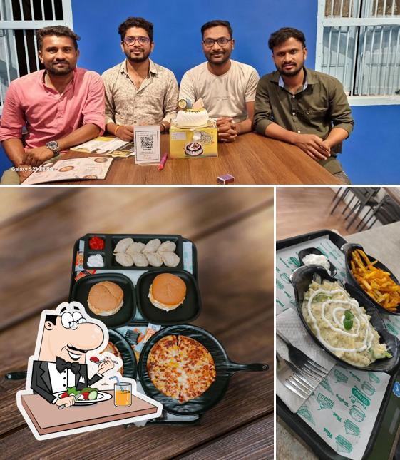 Check out the picture displaying food and interior at Cafe Blue Tick