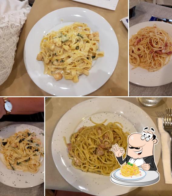 Spaghetti alla carbonara al Pizzeria Trattoria Da Guli
