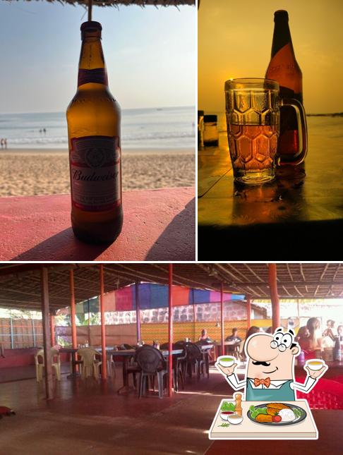 The picture of food and interior at Sunset Point Cafe
