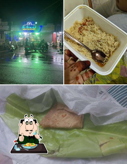 The restaurant's food and exterior