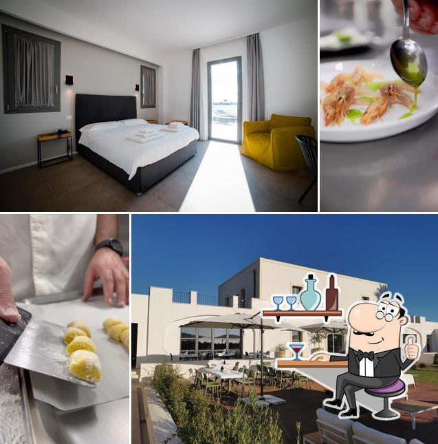 Gli interni di Baglio Custera Ristorante