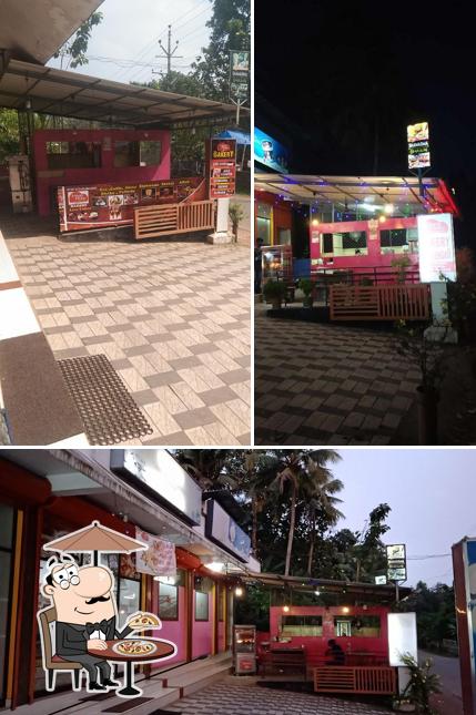 The exterior of Moon Flake Bakery & Restaurant, Ayamkudy