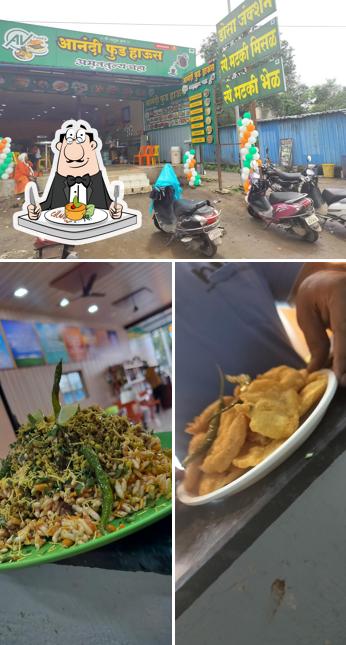 The image of food and exterior at Anandi Food House