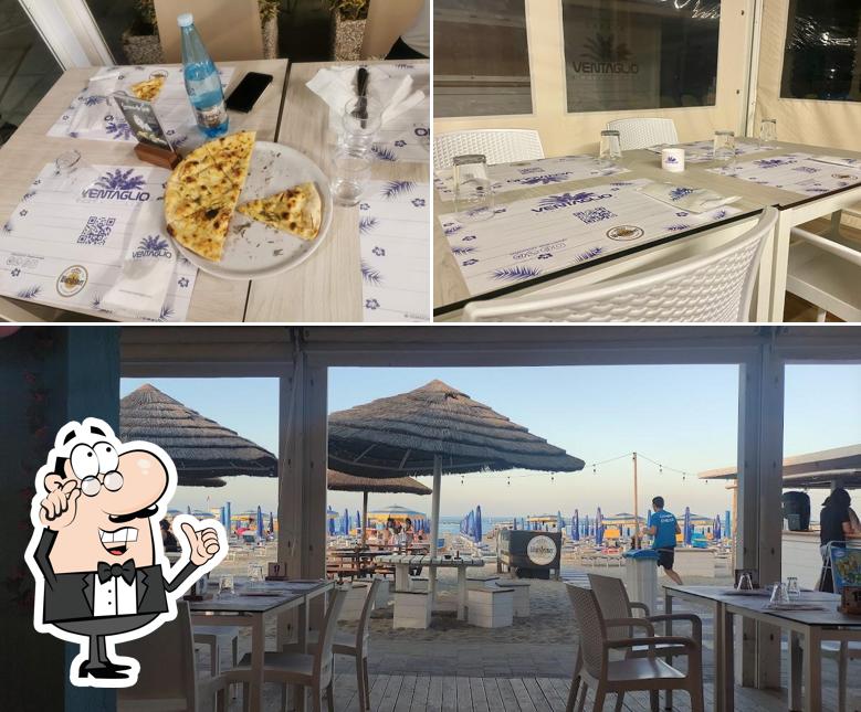 Dai un'occhiata agli interni di Restaurant Ventaglio Beach Club