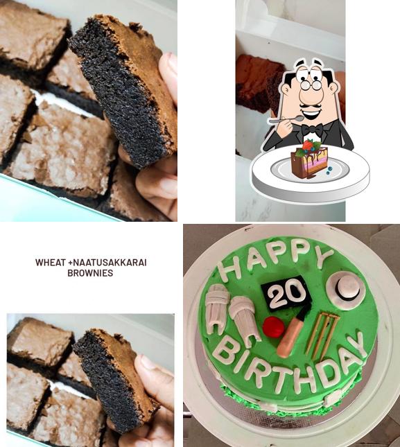 Chocolate cake at The Creamy Home