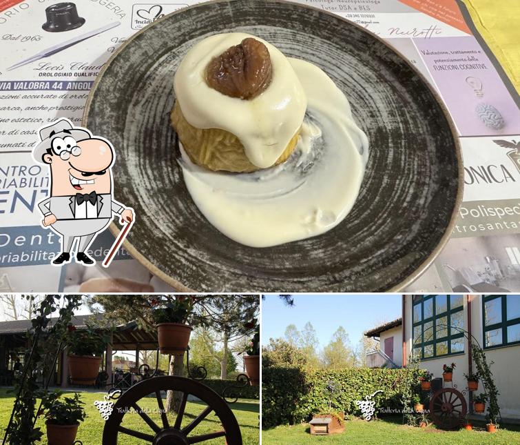 Trattoria della Vigna si caratterizza per la esterno e cibo