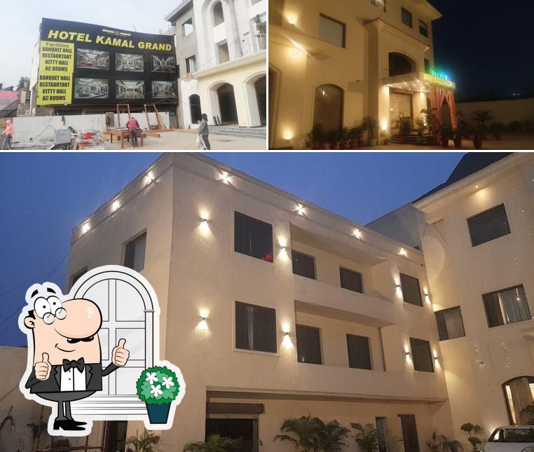 You can get some fresh air at the outside area of Hotel Kamal Grand