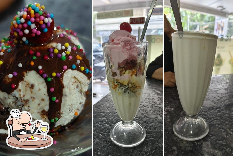Food at Sri Muthappan's Amul Ice Cream Parlour