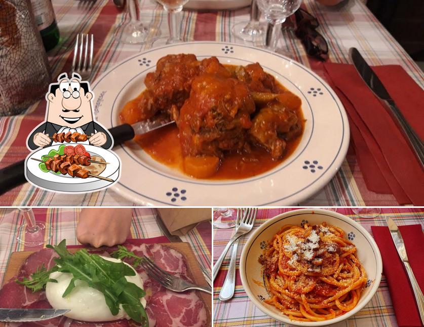 Cibo al Antica Hostaria Romanesca