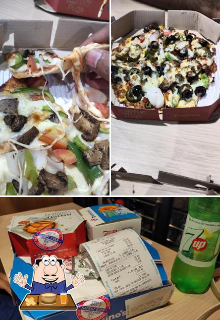 Take a look at the photo depicting food and beverage at Domino's Pizza Dhande Tower, Bhusawal