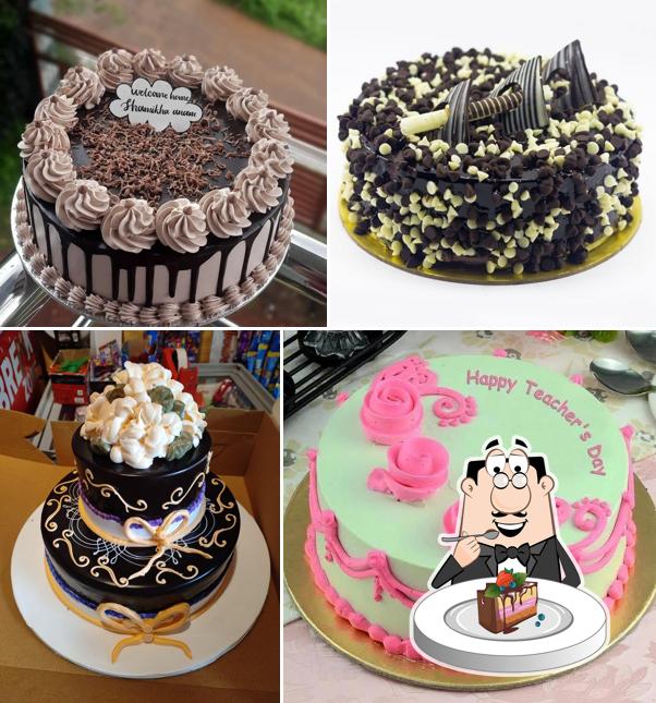 Chocolate cake at Bakers Town Ranchi