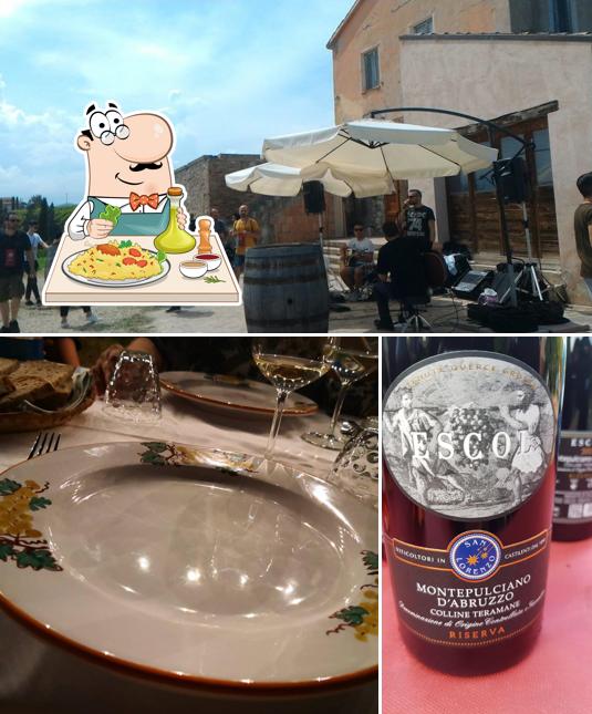 Questa è la immagine che raffigura la cibo e interni di CONTADO SAN LORENZO - AGRITURISMO GIGLIO ROSSO