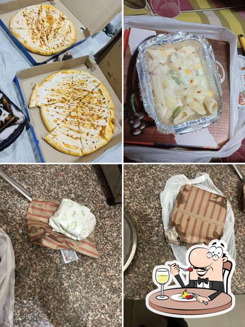 Food at The Pizza Baker