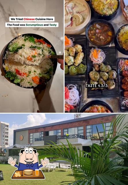 Take a look at the photo displaying food and exterior at Celebration Cafe and Restaurant