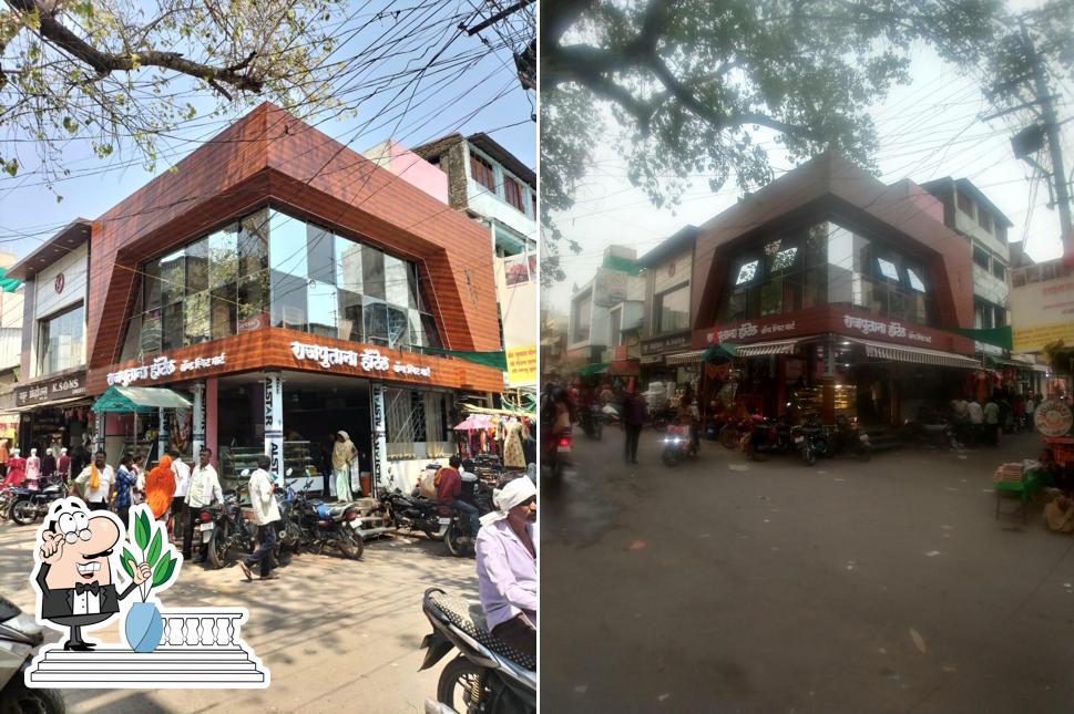 The exterior of Hotel Rajputana