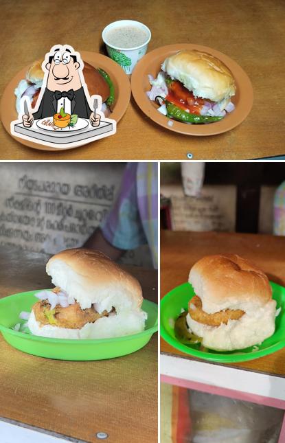 Vada pav at Bombay Vadapavu Shop