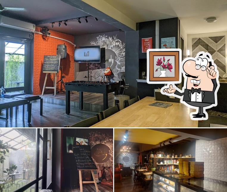 Take a seat at one of the tables at Ovenly