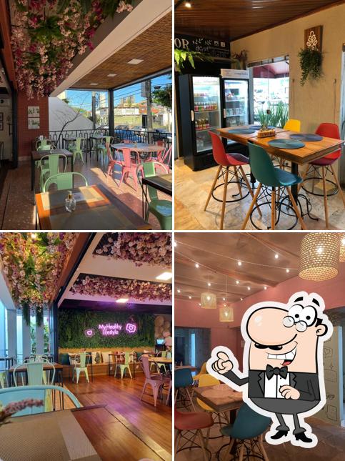 Veja imagens do interior do Cerejeira Gastronomia Saudável