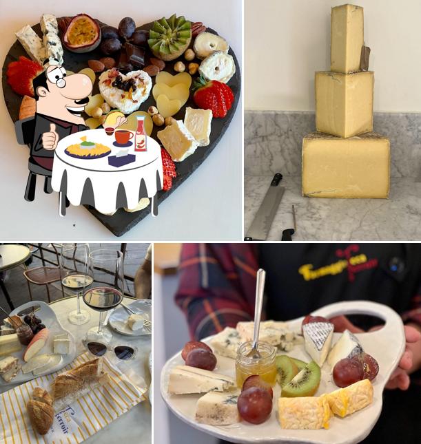 Piatto di formaggi al Formaggioteca Terroir