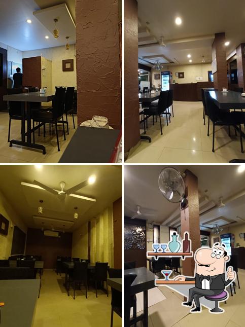 Take a seat at one of the tables at Silver Spoon Restaurant